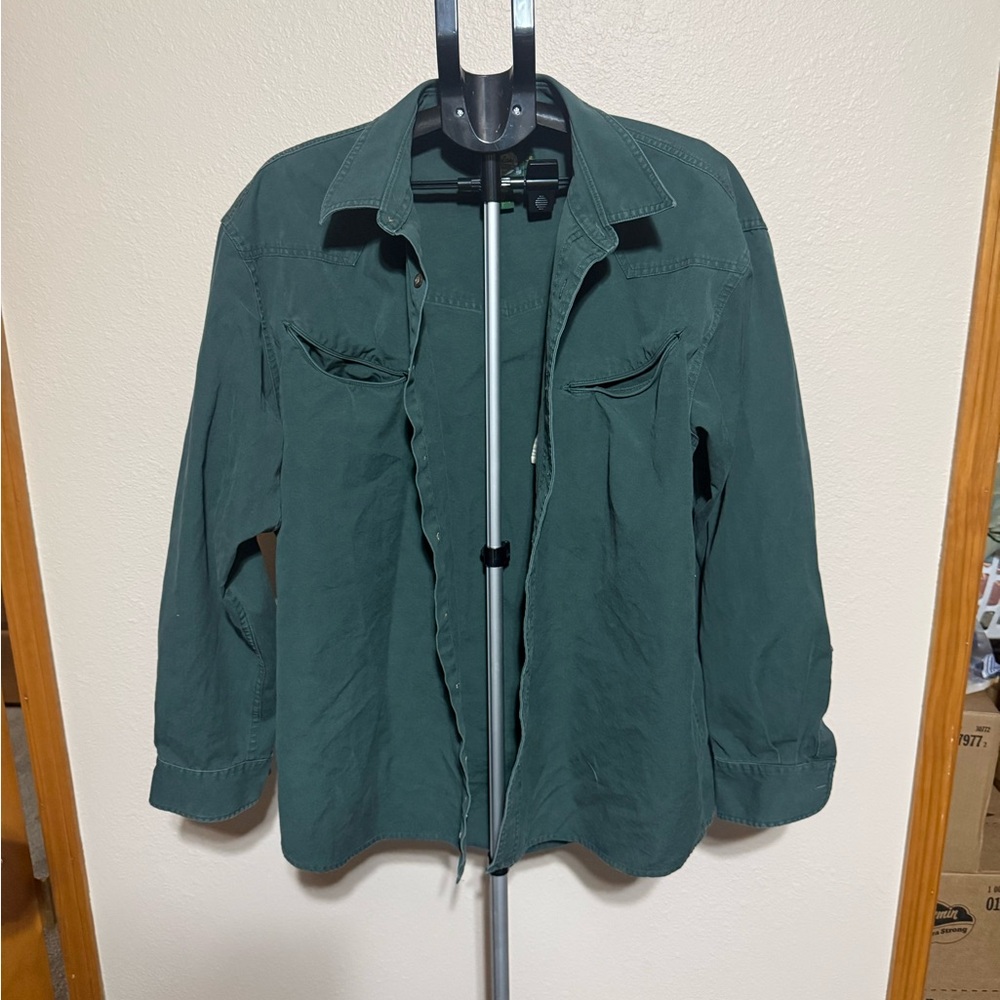 Cabela's Dark Green‎ Outdoor Shirt XL Tall